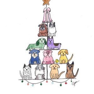 Canine Christmas Card