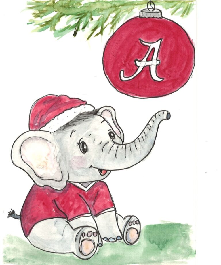 Bama Baby Al Holiday Card