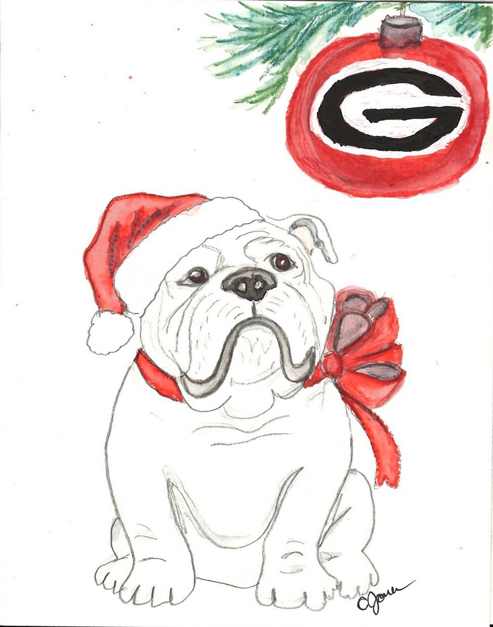 Baby UGA Holiday Card