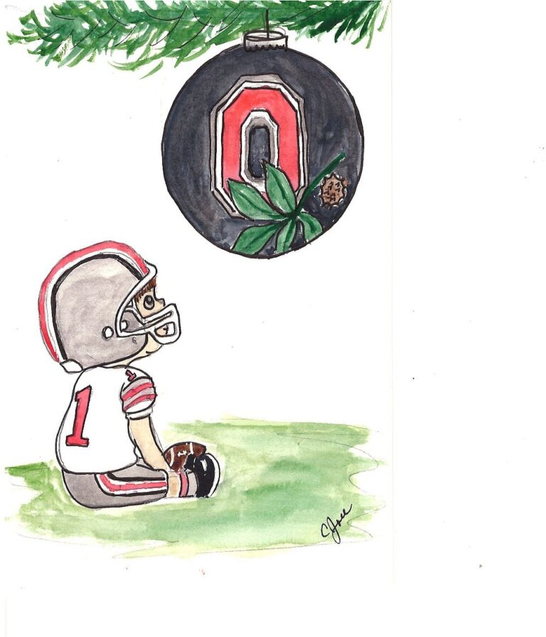 Little Buckeye Holiday Card