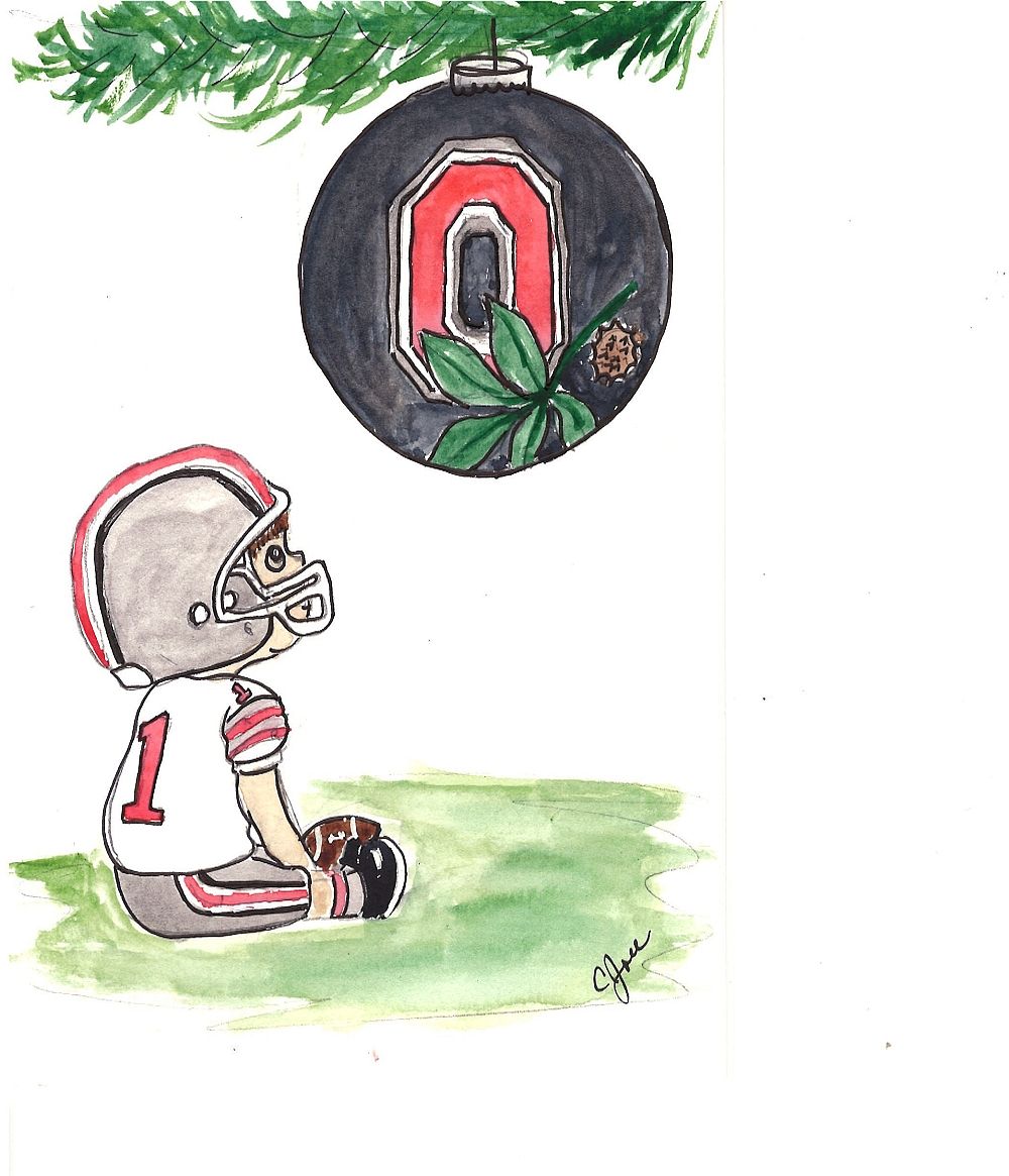 Little Buckeye Holiday Card
