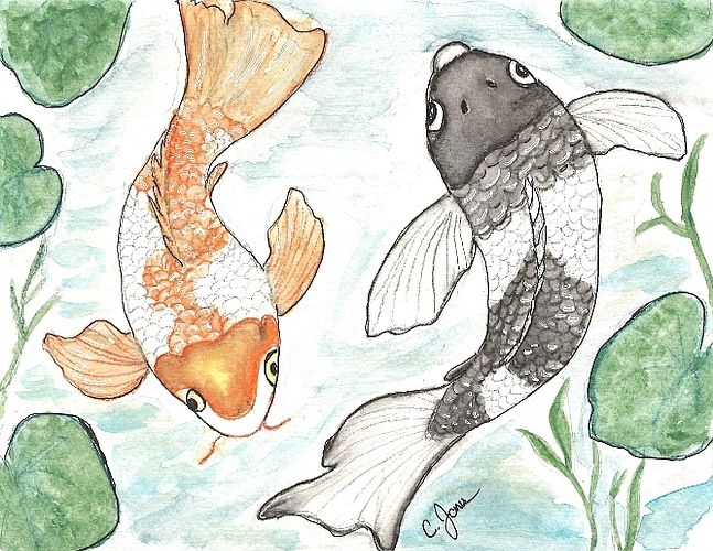 Koi Mahjong Card